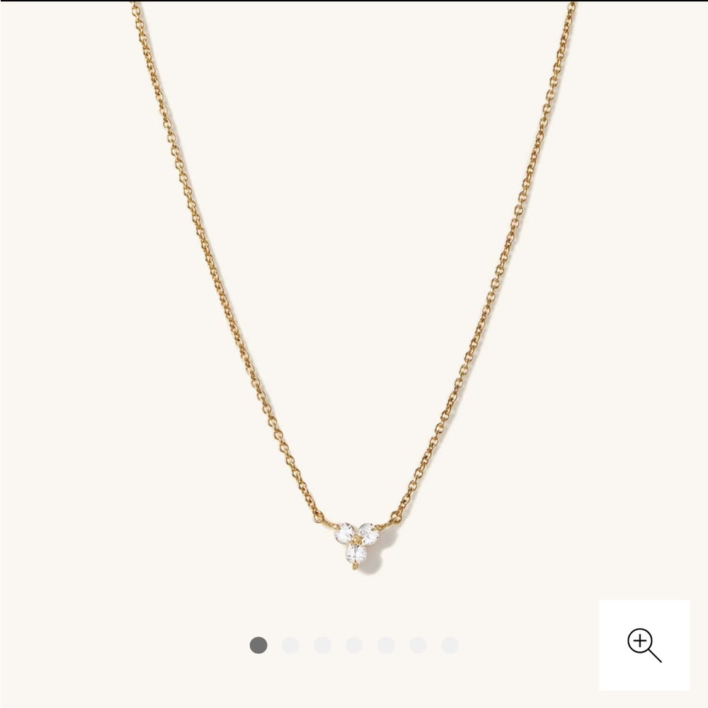 Mejuri Lotus Necklace
